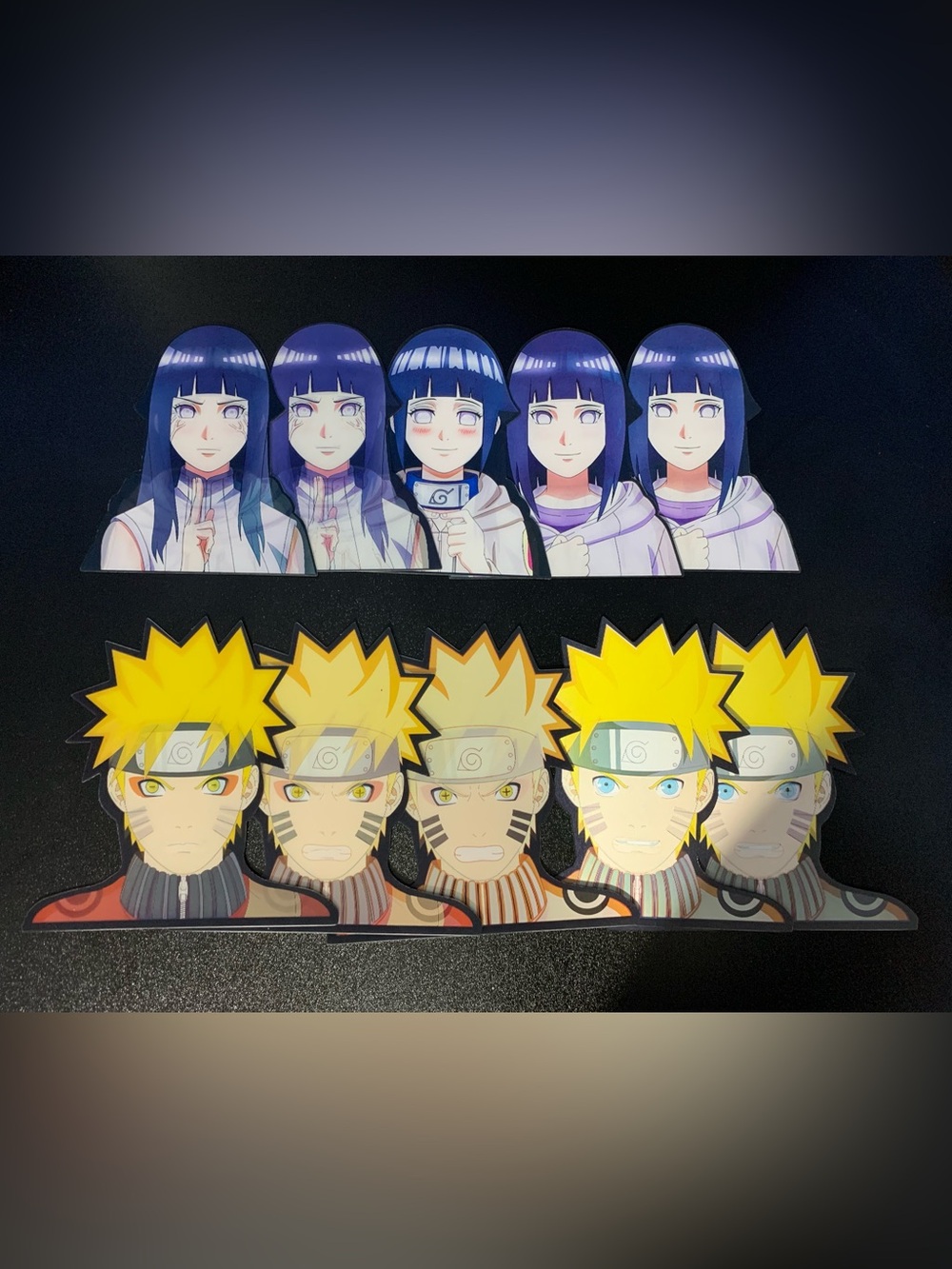 Anime 3D Decal stickers, 100 pieces, 20 different designs, 5 of each